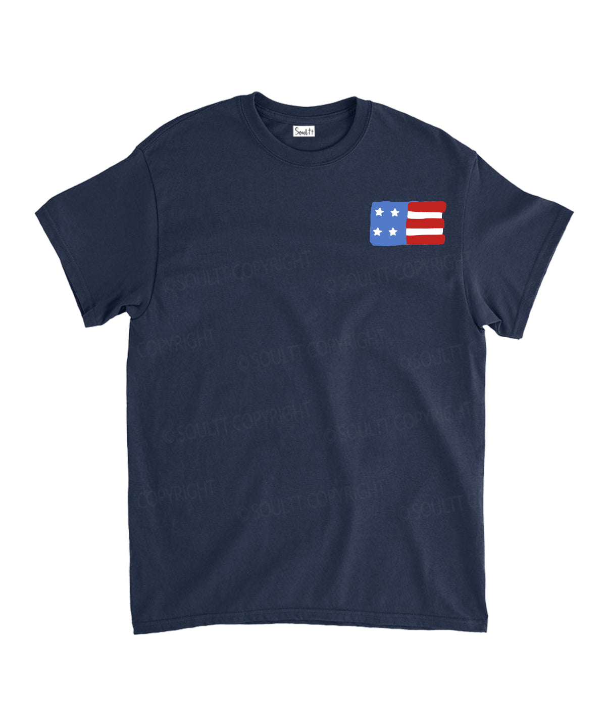 She Loves Jesus And America Too Double Sided Unisex Cotton Christian T-Shirt