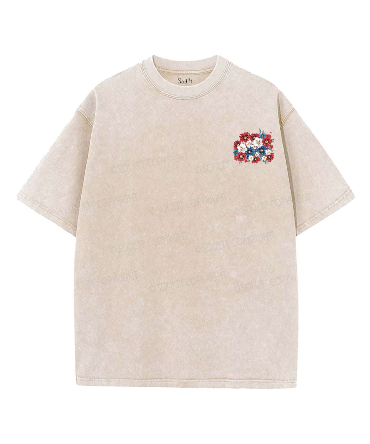 250 Years America Anniversary Double Sided Unisex Washed Christian T-shirt
