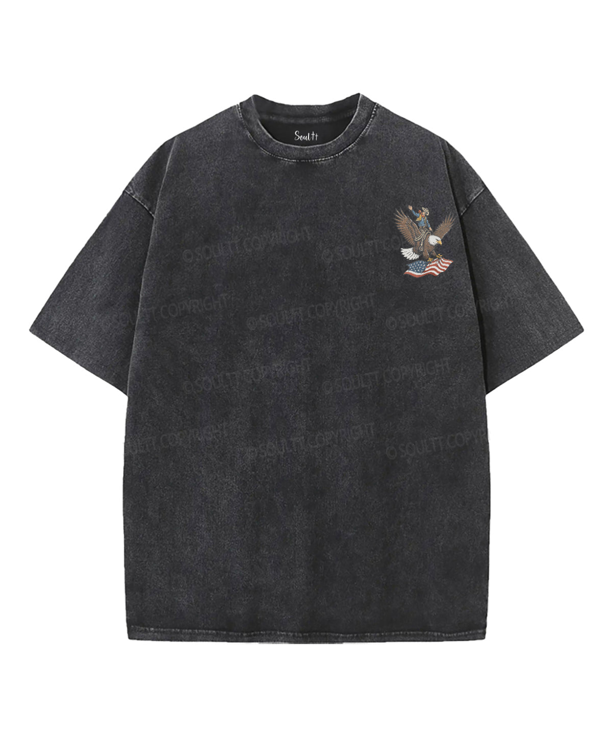 250 Years America Anniversary Double Sided Unisex Washed Christian T-shirt
