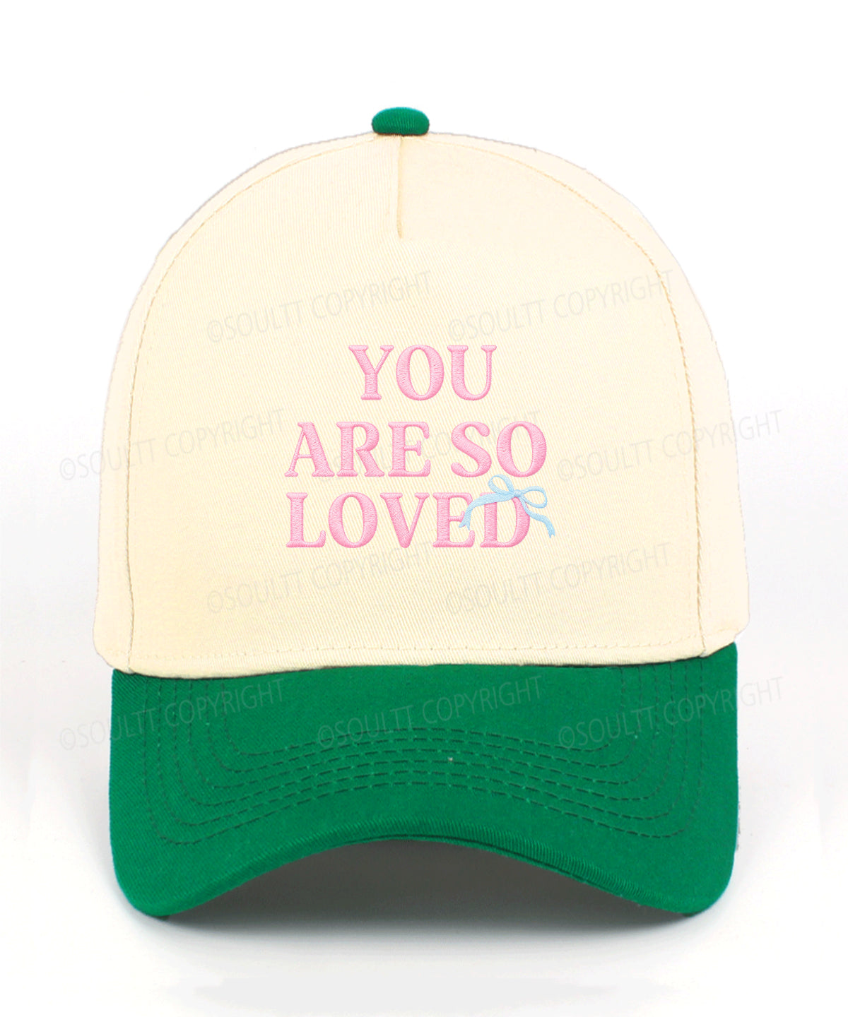 You Are So Loved Embroidered Christian Trucker Hat