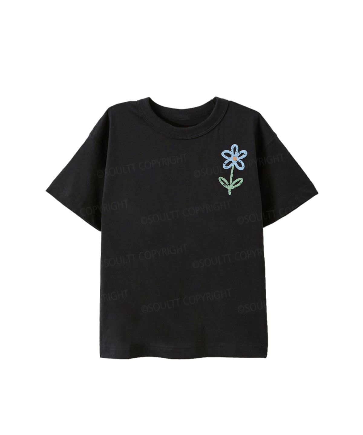 Kids Faith Over Fear Double Sided Cotton Christian T-shirt