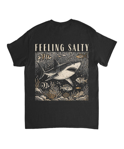 Feeling Salty Double Sided Unisex Cotton Christian T-Shirt