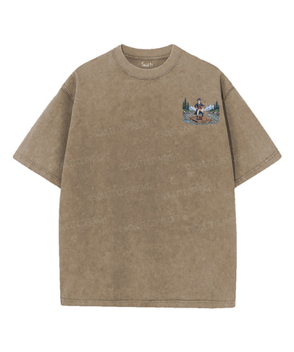 Faith & Freedom Double Sided Unisex Washed Christian T-shirt