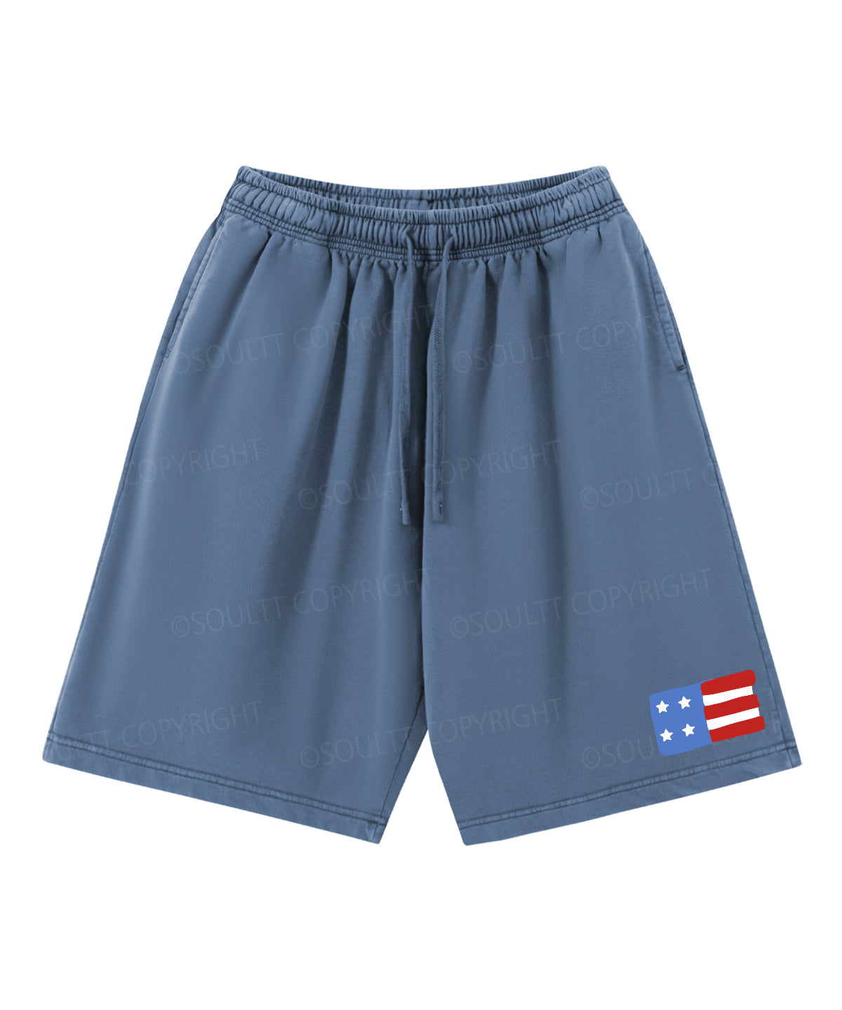 She Loves Jesus And America Too Double Sided Unisex Christian Washed T-Shirt & Shorts