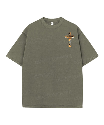 It's About To Rain We're Not Missing This Boat Double Sided Unisex Christian Washed T-Shirt & Shorts