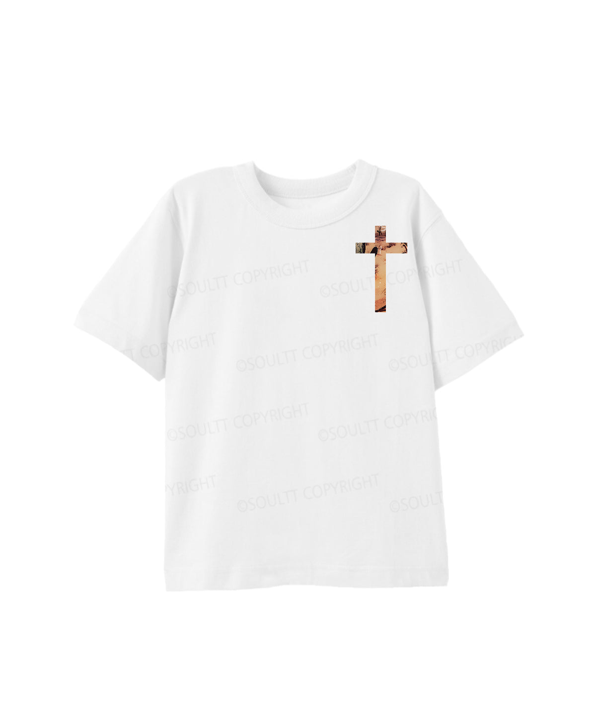 Kids Heavens Declare The Glory Of God Double Sided Cotton Christian T-shirt