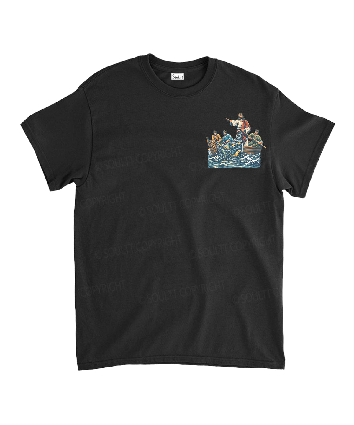 We're Going Fishing Double Sided Unisex Cotton Christian T-Shirt