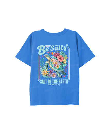 Kids Salt Of The Earth Double Sided Cotton Christian T-shirt