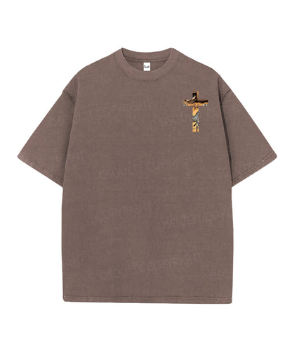 It's About To Rain We're Not Missing This Boat Double Sided Unisex Christian Washed T-Shirt & Shorts