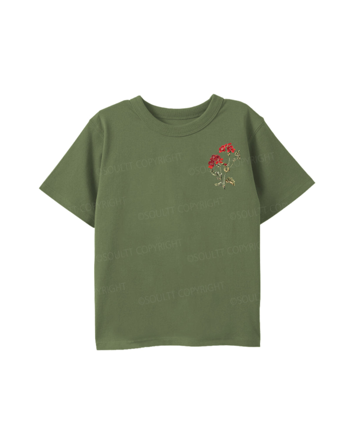 Kids Consider The Lilies Double Sided Cotton Christian T-shirt