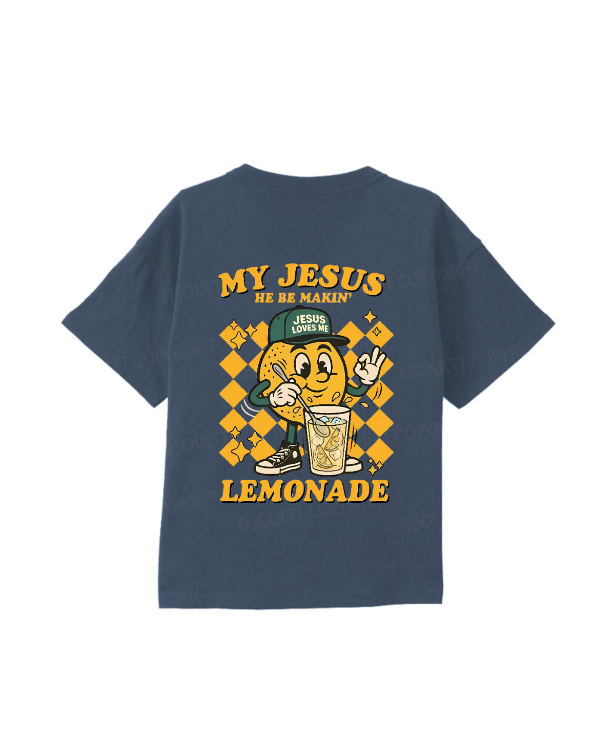 Kids Life Gave Me Some Lemons Double Sided Cotton Christian T-shirt
