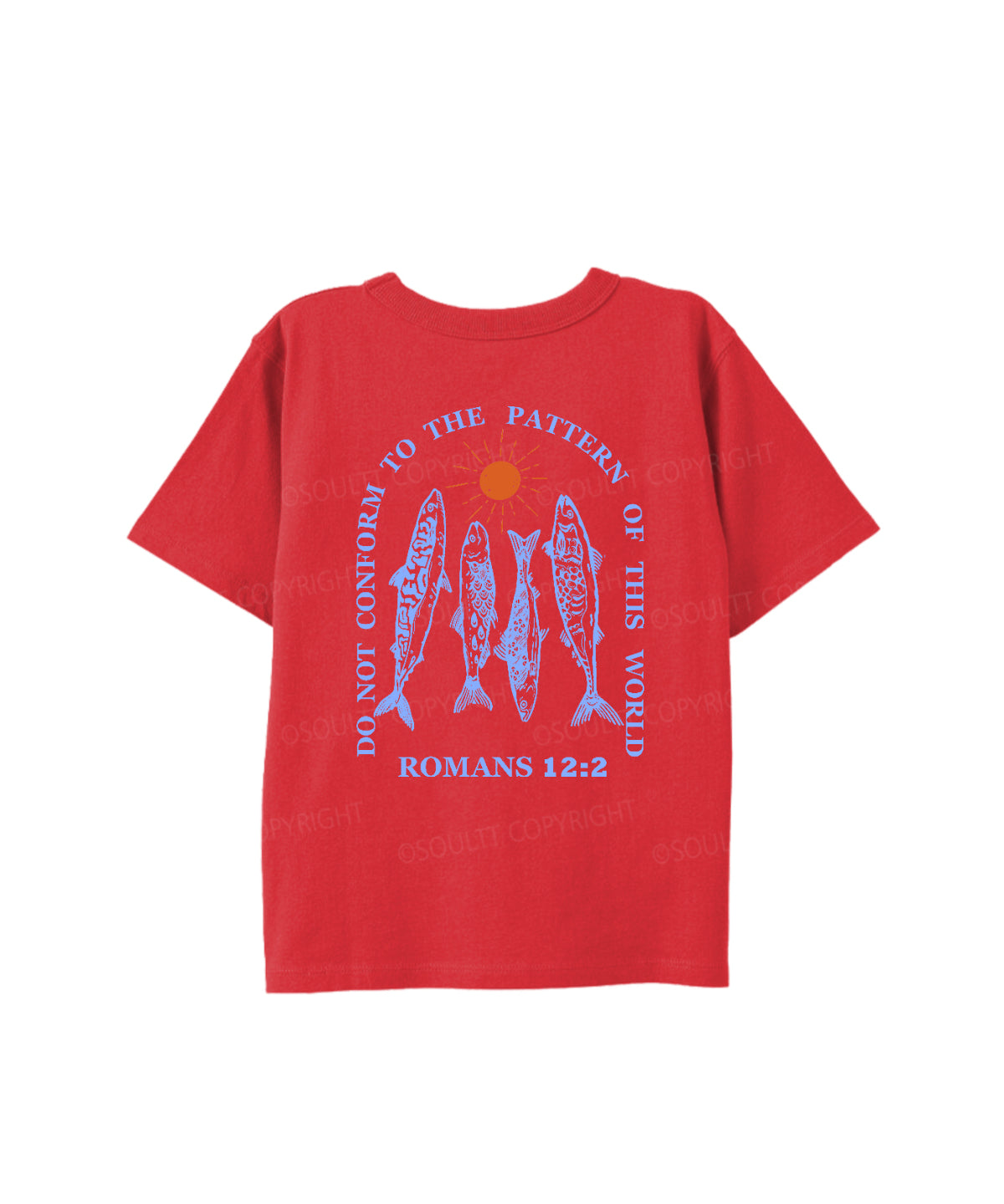 Kids Do Not Conform To The Pattern Of This World Double Sided Cotton Christian T-shirt