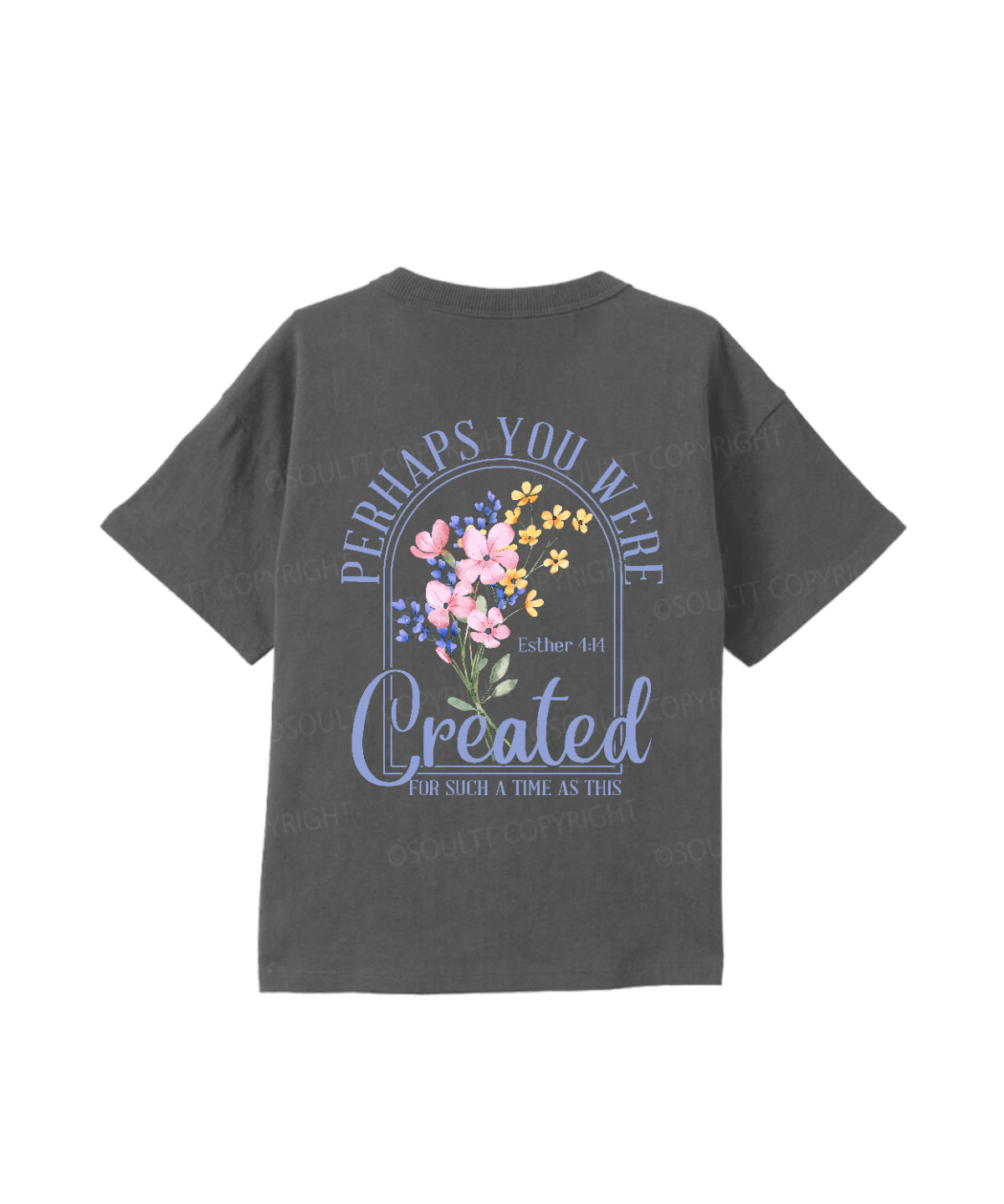 Kids Created For Such A Time Double Sided Cotton Christian T-shirt