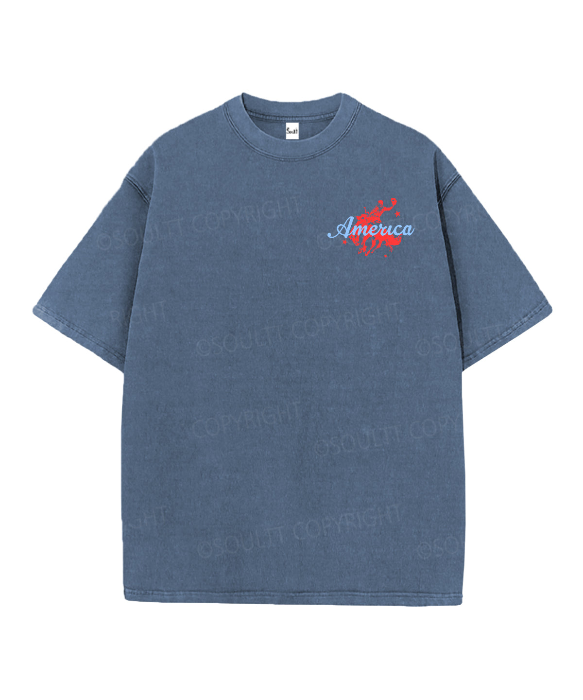250 Years America Anniversary Double Sided Unisex Christian Washed T-Shirt & Shorts