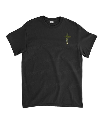 Rooted In Christ Double Sided Unisex Cotton Christian T-Shirt