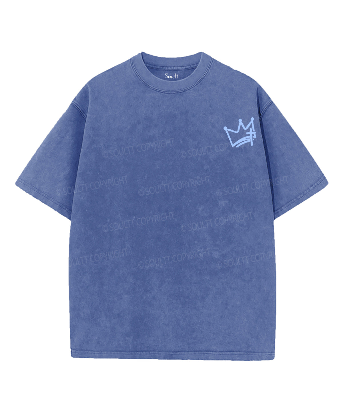 Jesus Is King Double Sided Unisex Washed Christian T-shirt