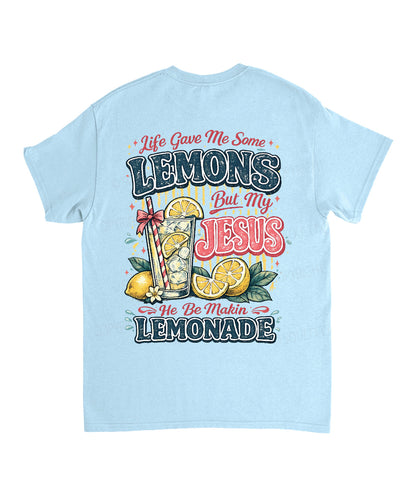 Life Gave Me Some Lemons Double Sided Unisex Cotton Christian T-Shirt