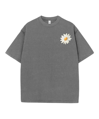 Consider The Wildflowers Double Sided Unisex Christian Washed T-Shirt & Shorts