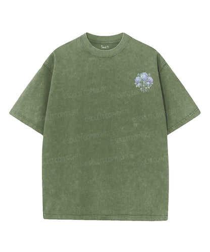 Rooted In Christ Double Sided Unisex Washed Christian T-shirt