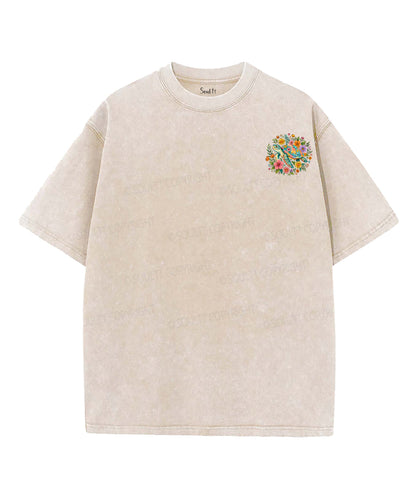 Salt Of The Earth Double Sided Unisex Washed Christian T-shirt