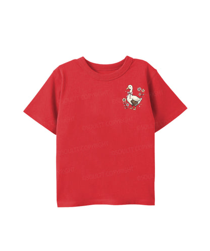 Kids Off To Praise The Lord Double Sided Cotton Christian T-shirt