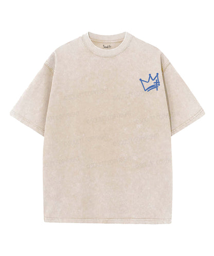 Jesus Is King Double Sided Unisex Washed Christian T-shirt