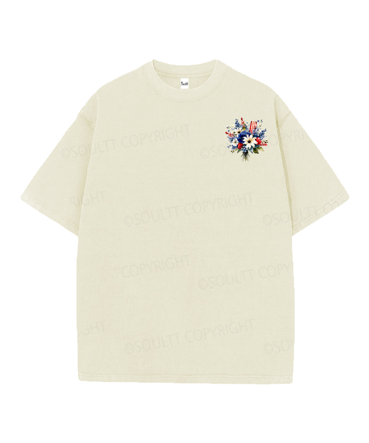 250 Years America Anniversary Double Sided Unisex Christian Washed T-Shirt & Shorts
