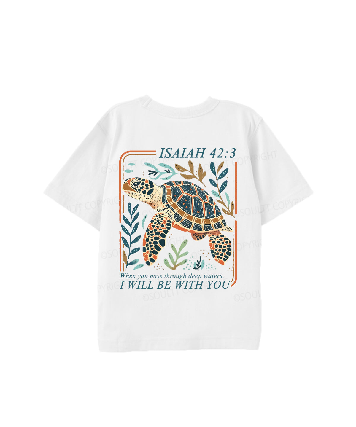 Kids I Will Be With You Double Sided Cotton Christian T-shirt