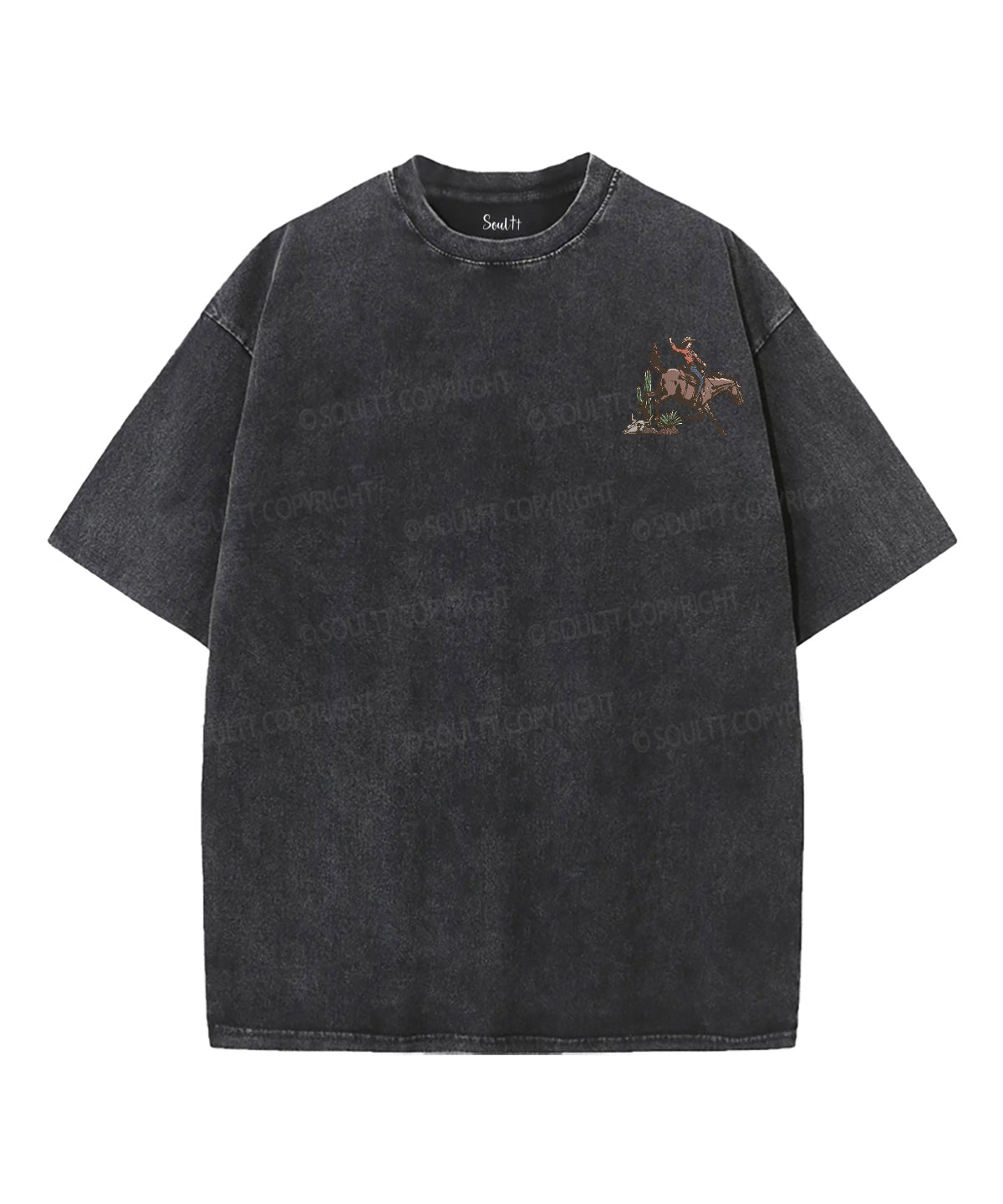 YHWH Double Sided Unisex Washed Christian T-shirt