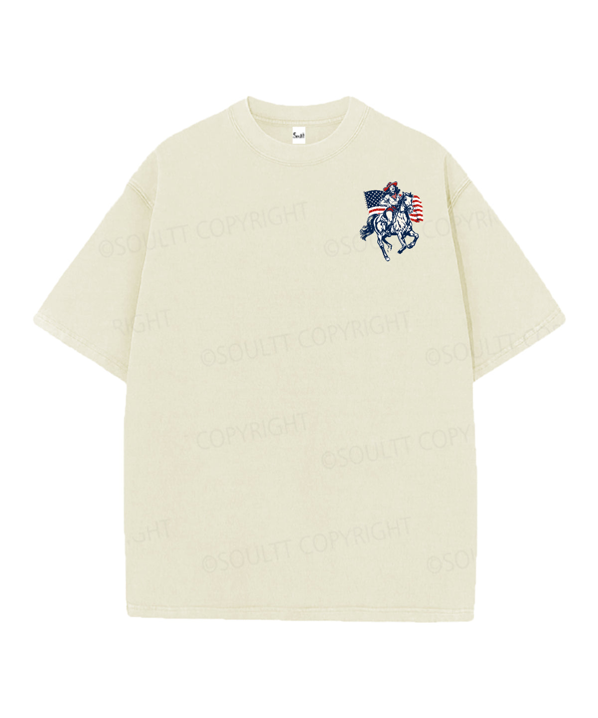 250 Years America Anniversary Double Sided Unisex Christian Washed T-Shirt & Shorts
