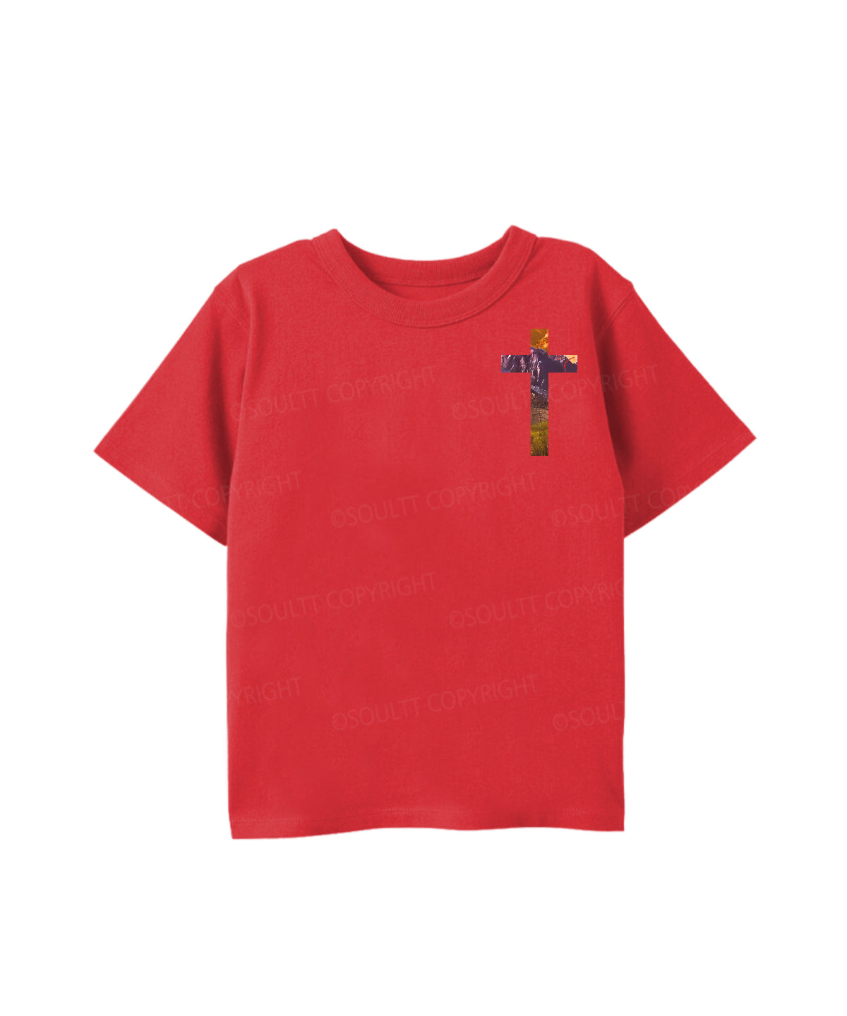 Kids Riding With Purpose Double Sided Cotton Christian T-shirt