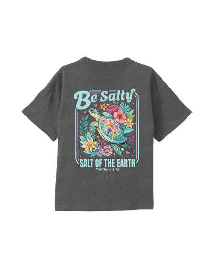 Kids Salt Of The Earth Double Sided Cotton Christian T-shirt