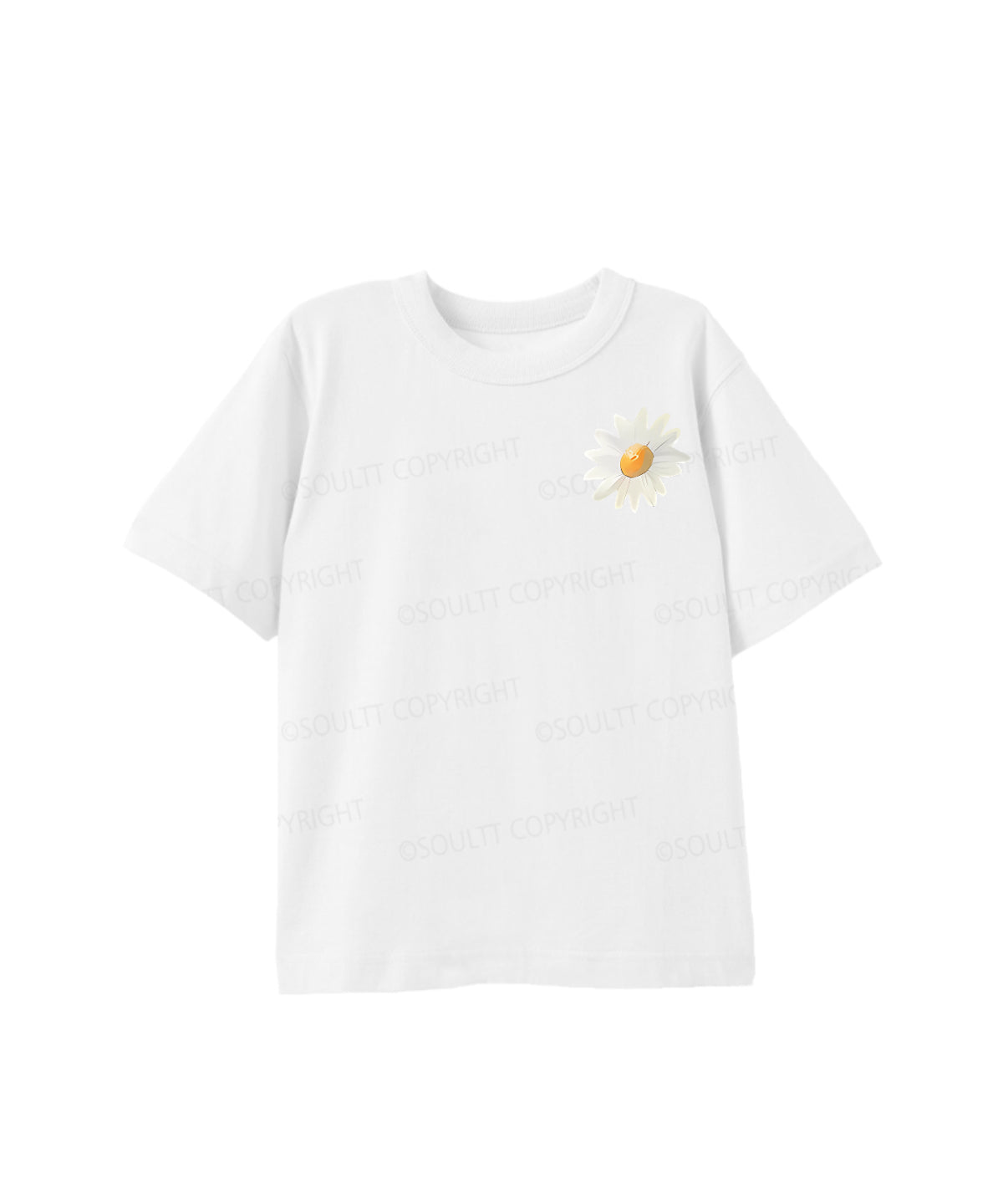 Kids Consider The Wildflowers Double Sided Cotton Christian T-shirt