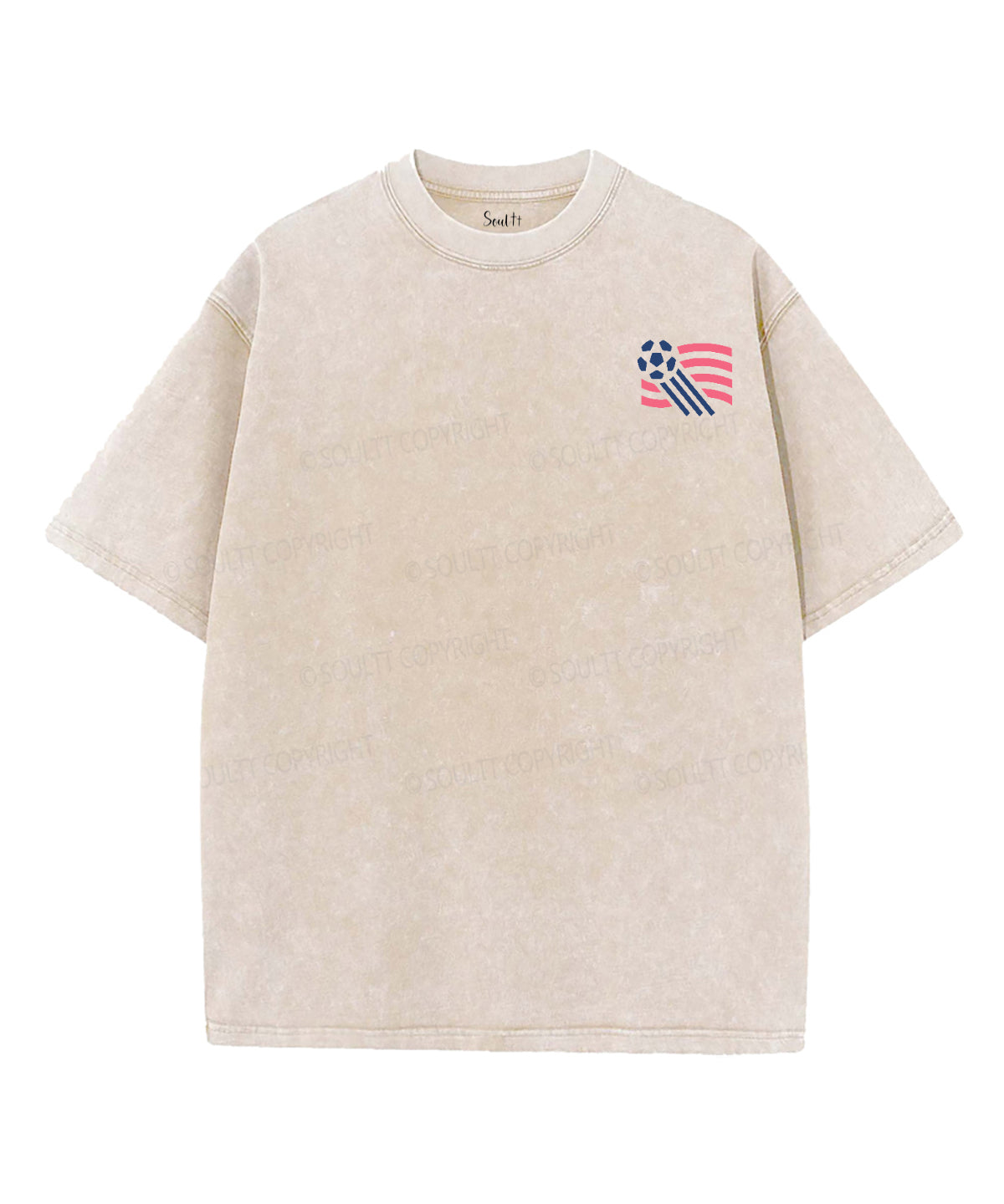 World Cup Double Sided Unisex Washed Christian T-shirt
