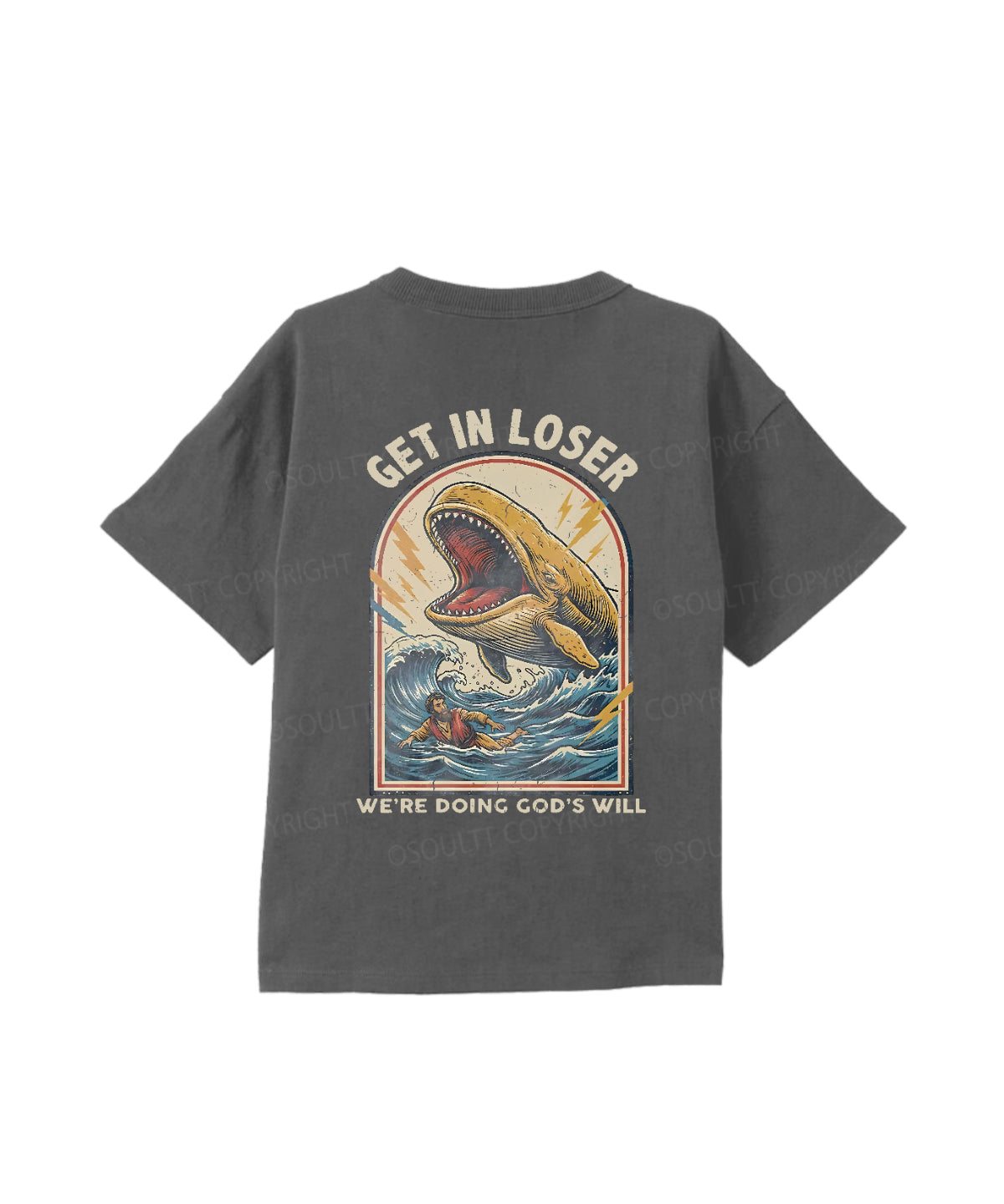 Kids We're Doing God's Will Double Sided Cotton Christian T-shirt