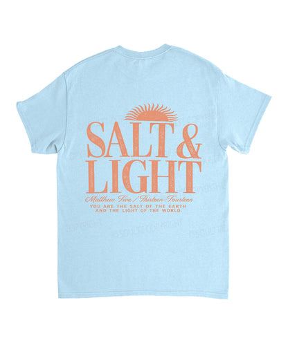 Salt & Light Double Sided Unisex Cotton Christian T-Shirt