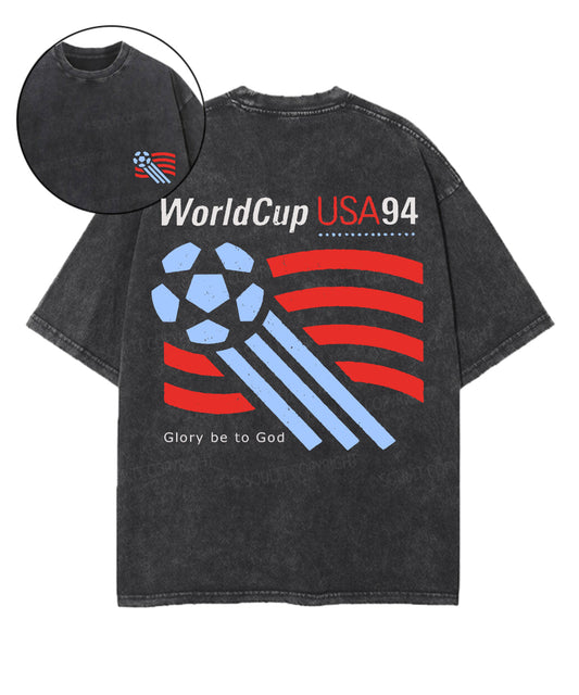 World Cup Double Sided Unisex Washed Christian T-shirt