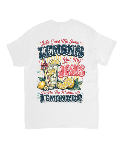 Life Gave Me Some Lemons Double Sided Unisex Cotton Christian T-Shirt