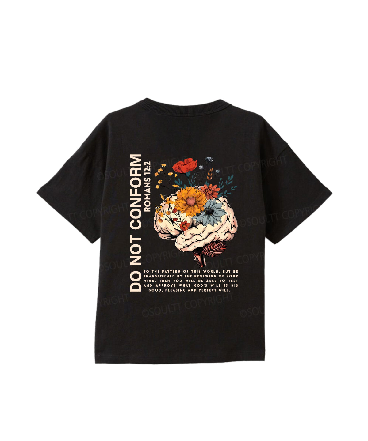 Kids Do Not Conform Double Sided Cotton Christian T-shirt