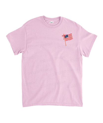 Blessed Is The Nation Whose God Is The Lord Double Sided Unisex Cotton Christian T-Shirt