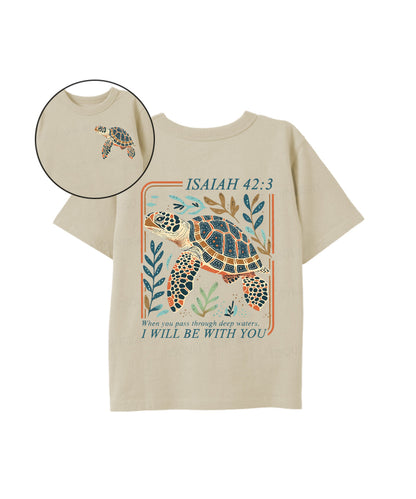 Kids I Will Be With You Double Sided Cotton Christian T-shirt