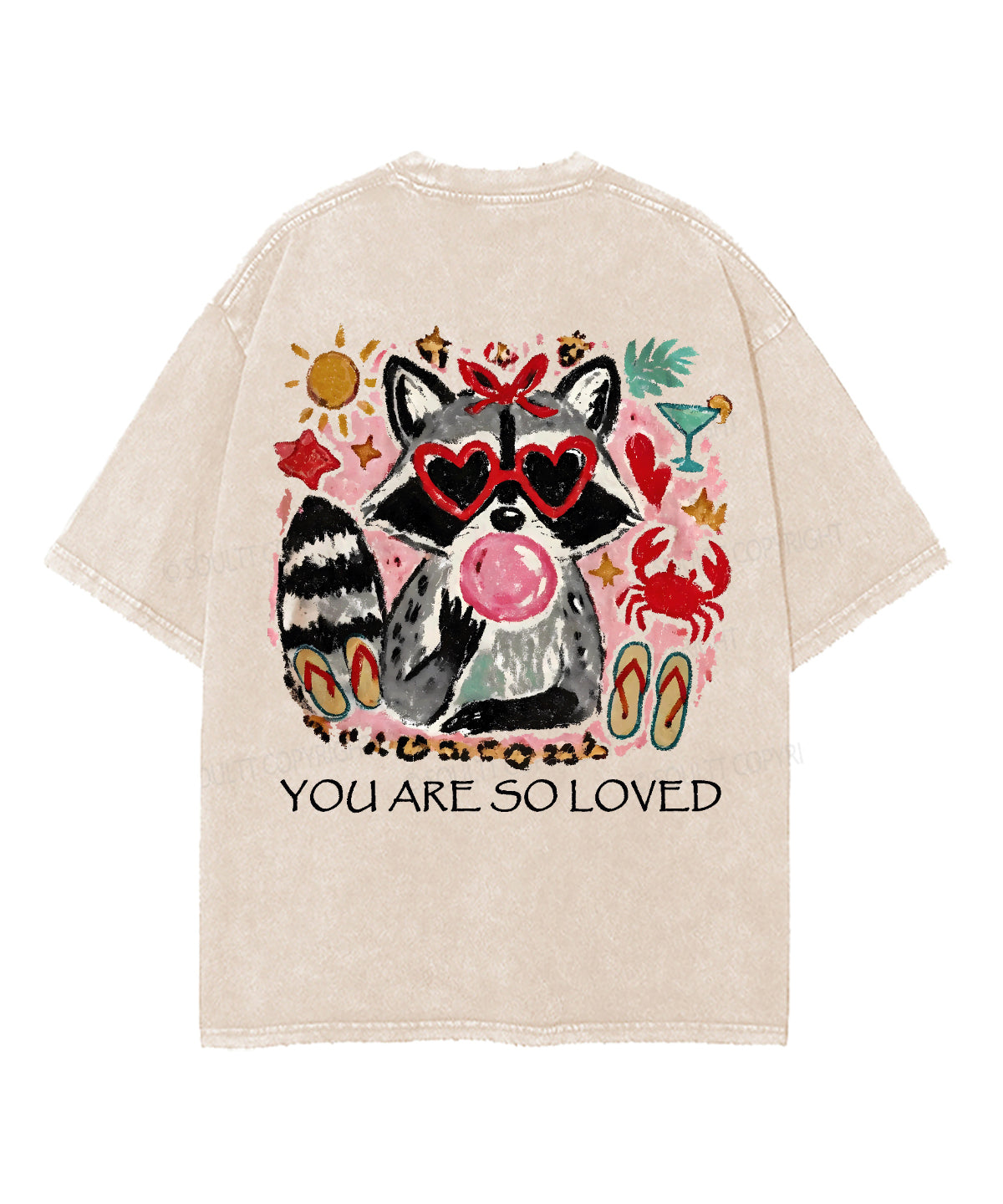 You Are So Loved Double Sided Unisex Washed Christian T-shirt