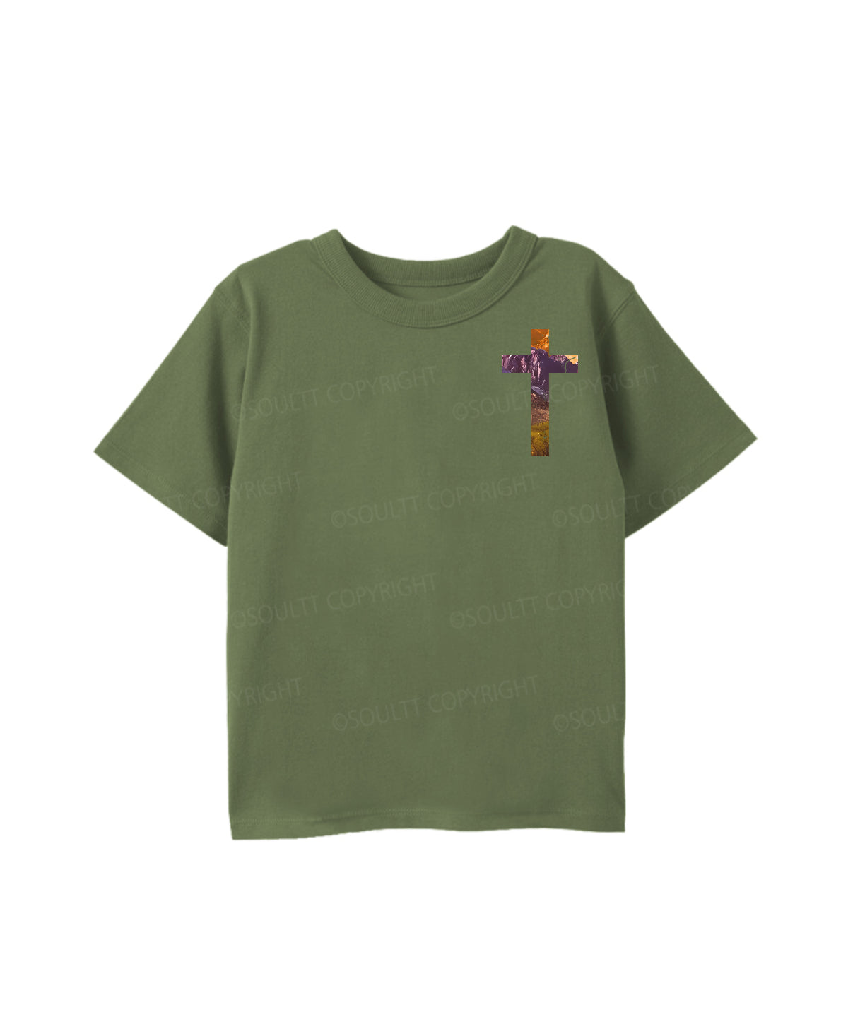 Kids Riding With Purpose Double Sided Cotton Christian T-shirt