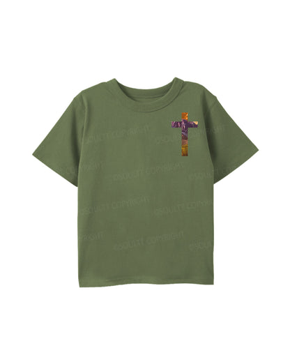 Kids Riding With Purpose Double Sided Cotton Christian T-shirt