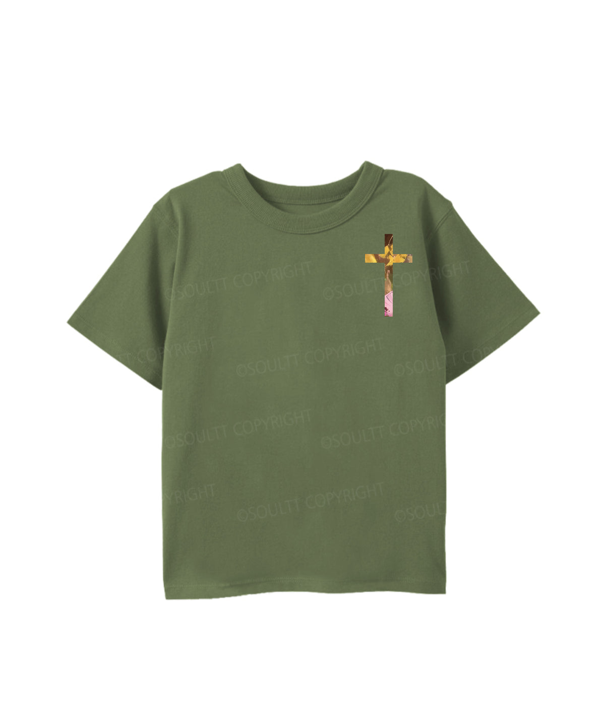 Kids The Lord Is My Shepherd Double Sided Cotton Christian T-shirt