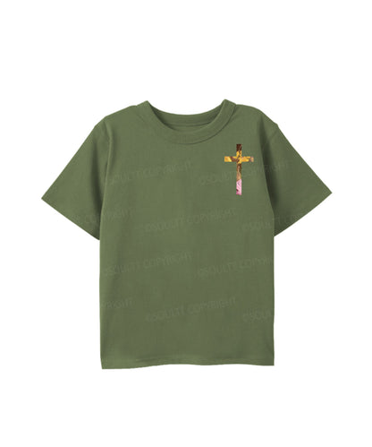 Kids The Lord Is My Shepherd Double Sided Cotton Christian T-shirt