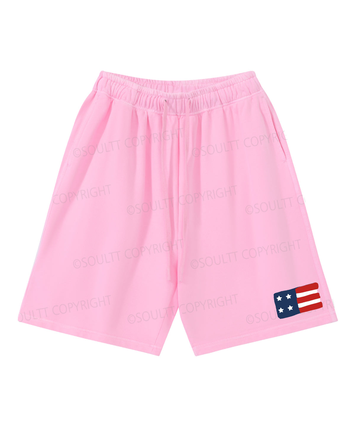 She Loves Jesus And America Too Double Sided Unisex Christian Washed T-Shirt & Shorts