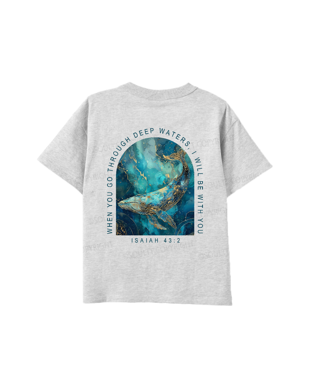 Kids I Will Be With You Double Sided Cotton Christian T-shirt