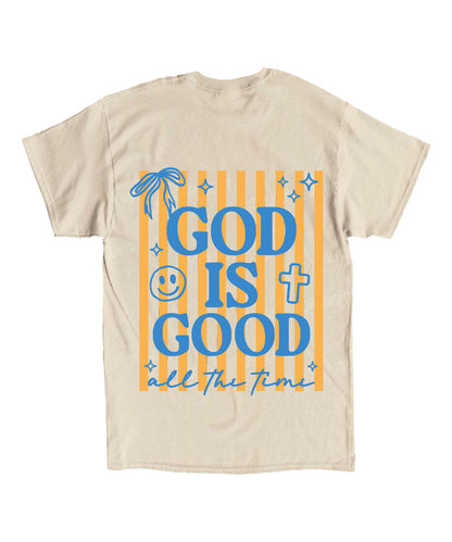 God Is Good All The Time Double Sided Unisex Cotton Christian T-Shirt