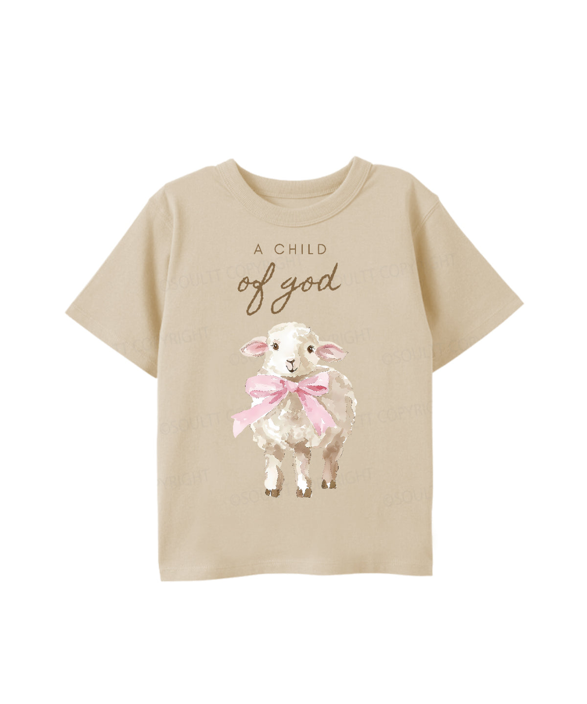 Kids A Child Of God Cotton Christian T-shirt
